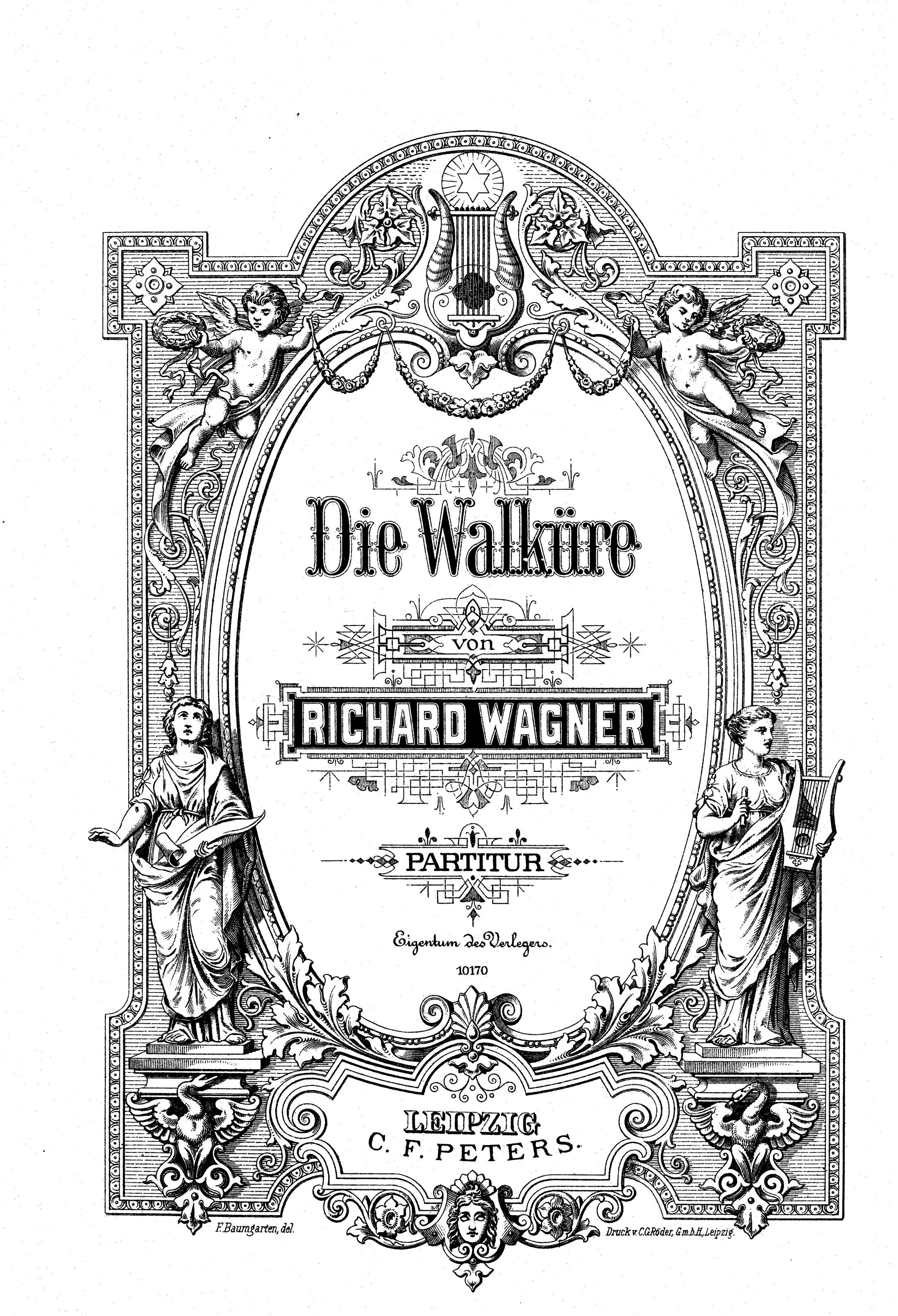 Ride of the Valkyrie score opening page